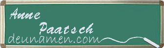 Anne Paatsch Visitenkarte